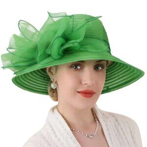 Kentucky Derby Church Dress Hat for Women Fuchsia Line